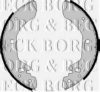 BORG & BECK BBS6126 Brake Shoe Set
